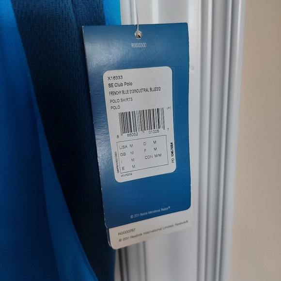 Reebok - Men's Medium PlayDry Club Polo Shirt - Picture 3 of 4